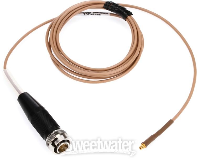 Countryman E6 Earset Cable - 2mm Diameter with Hirose 4-pin Connector for  Sony Wireless - Tan