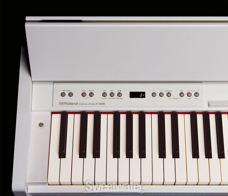 Roland F-140R Digital Piano - White | Sweetwater