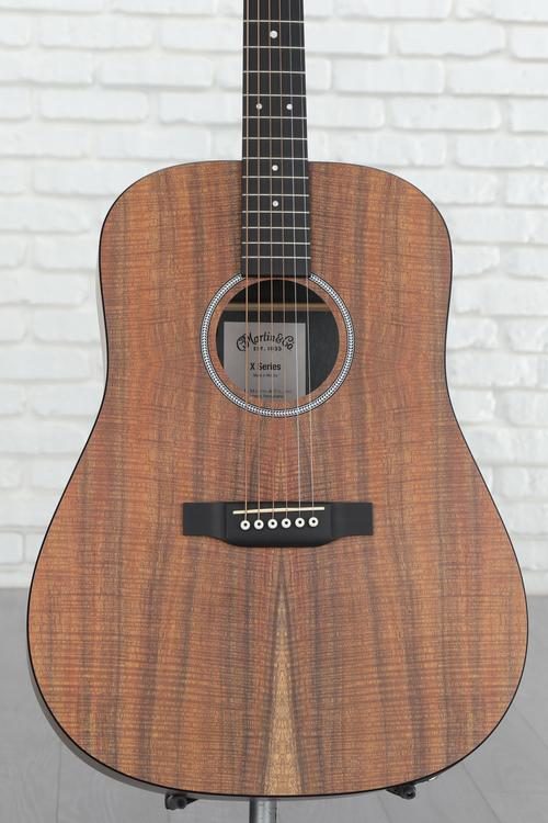 Martin D-X1E Koa Acoustic-Electric Guitar - Natural Koa