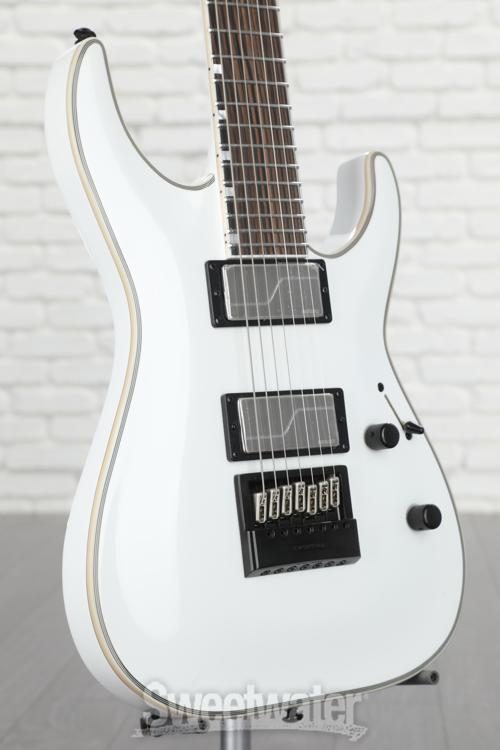 ESP LTD Deluxe MH-1007 EverTune Electric Guitar - Snow White