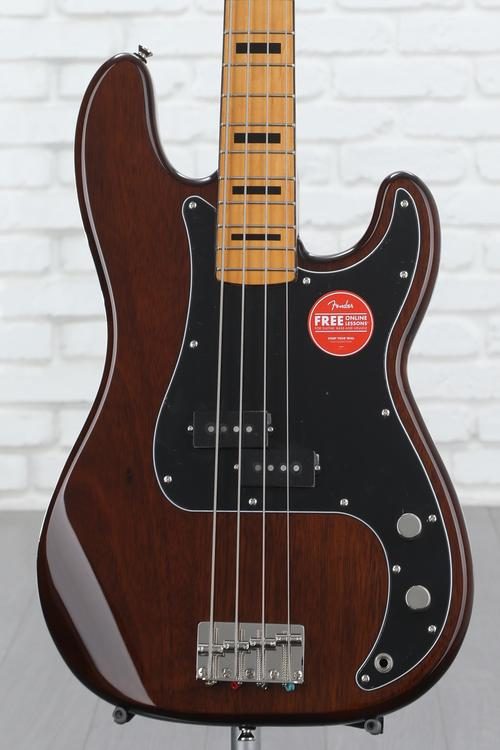 Squier Classic Vibe '70s Precision Bass - Walnut Reviews | Sweetwater