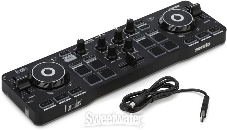 Hercules DJ Control Mix 2-Deck DJ Controller For iOS & Android