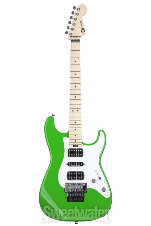 Charvel Pro-Mod So-Cal Style 1 HSH FR Electric Guitar - Slime Green with  Maple Fingerboard