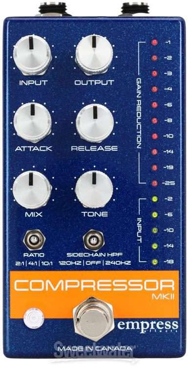 Empress Guitar Compressor MKII Pedal - Blue