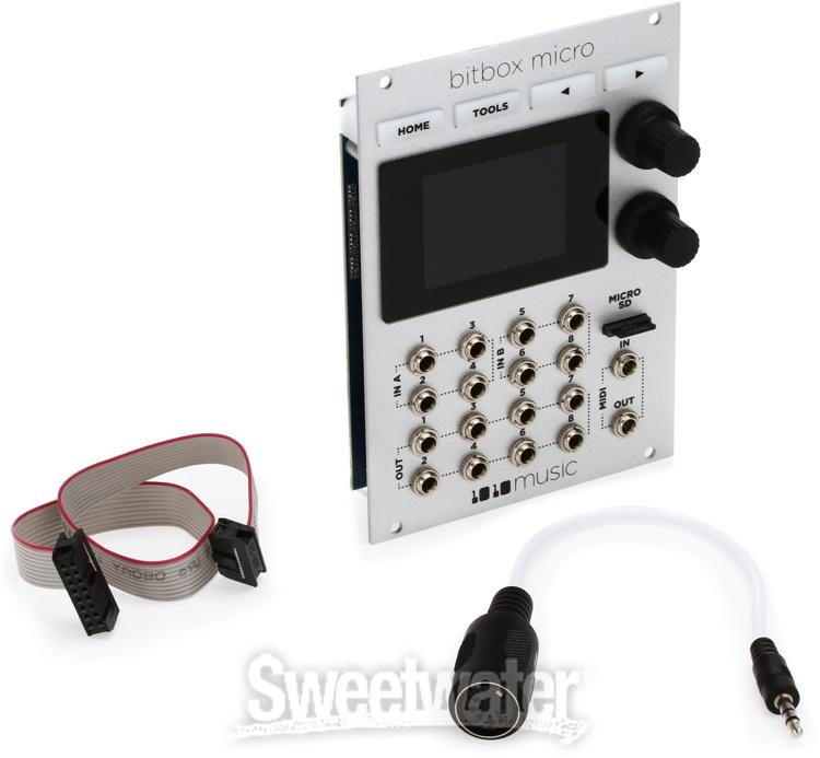 1010music Bitbox Micro Eurorack Compact Sampler with Touchscreen - White