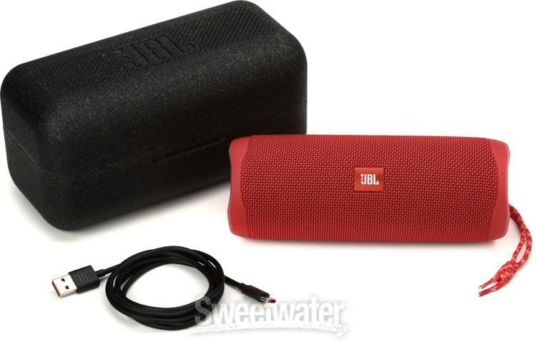 Flip 5 Portable Waterproof Bluetooth Speaker - Red - Sweetwater
