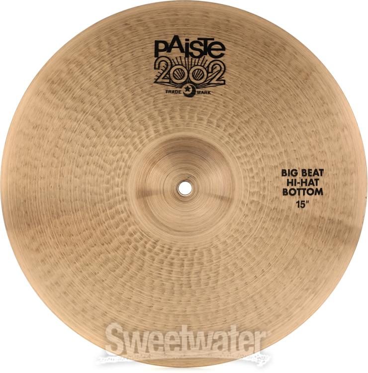 Paiste 15 inch 2002 Big Beat Hi-hat Cymbals