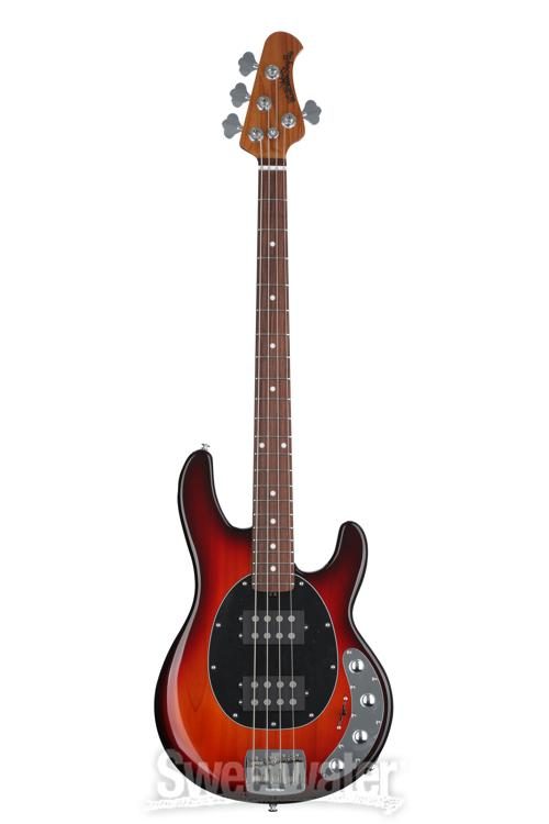 Ernie Ball Music Man StingRay Special 4 HH Bass Guitar - Burnt