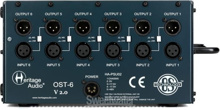 Heritage Audio OST-6 v2.0 6-slot 500 Series Enclosure