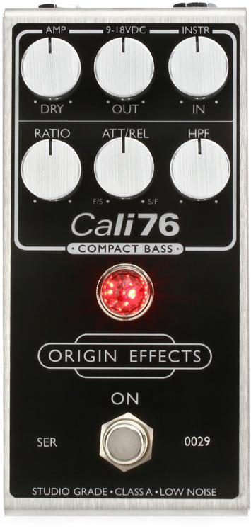 Cali76 Compact Bass Compressor Pedal - '64 Black Panel | Sweetwater