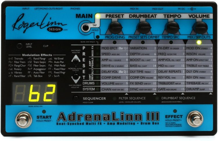 Roger Linn Design AdrenaLinn III Multi-effects Processor Reviews