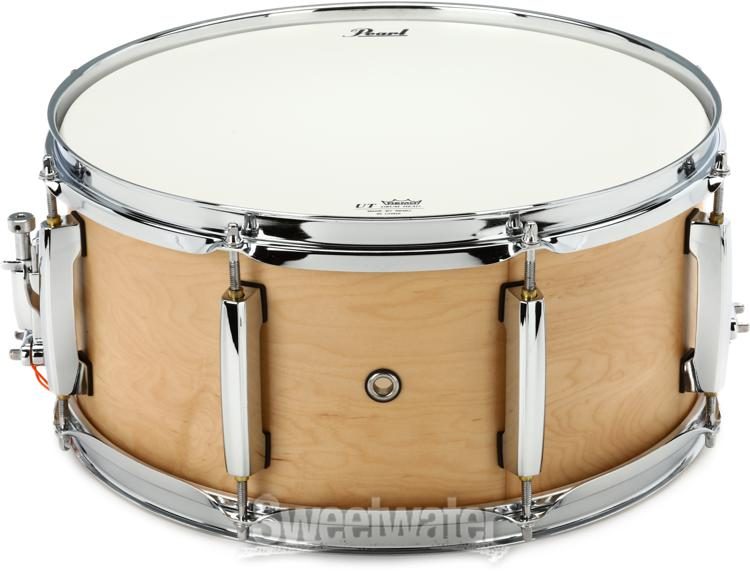 Pearl Modern Utility Snare Drum - 14 x 6.5 inch - Satin Natural