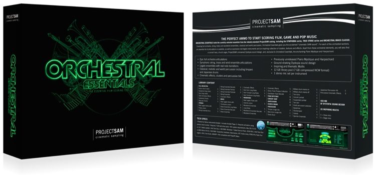 ProjectSAM Orchestral Essentials 1 (boxed) Reviews | Sweetwater