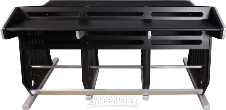 Zaor MAESTRO 36+18 Mastering Style Desk - Silver/Black | Sweetwater