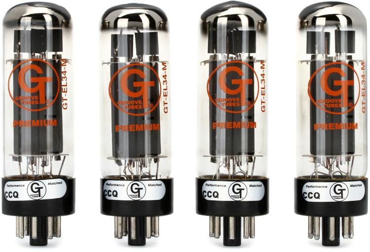 Groove Tubes GT-EL34M Mullard Power Tubes - Medium Quartet Reviews