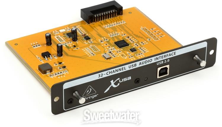 Malawi presse Kent Behringer X-USB 32-channel USB 2.0 Interface Card for X32 Digital Mixer |  Sweetwater