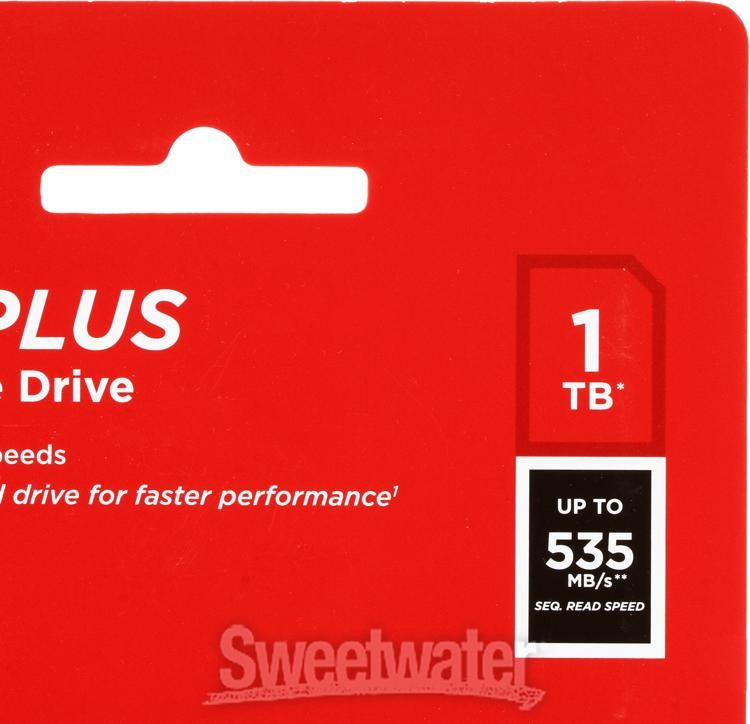 død offer Indien SanDisk SSD Plus 1TB Solid State Drive | Sweetwater