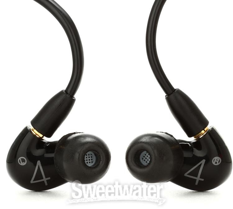 Shure AONIC 4 Sound Isolating Earphones - Black | Sweetwater