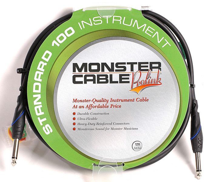 送料無料　monster cable 100 Monster 607223 - 12' Standard 100 Instrument Cable | Sweetwater