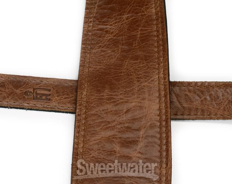 Chroma Leather Guitar Strap - Tan - Sweetwater