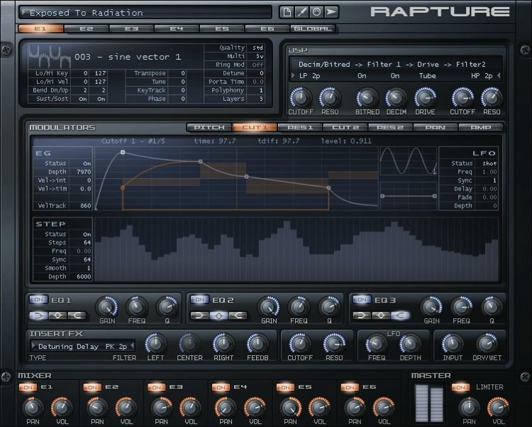 Cakewalk Rapture バーチャルシンセサイザー Cakewalk Rapture | Sweetwater