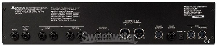 Rocktron Prophesy II Rackmount Guitar Preamp and FX Reviews 