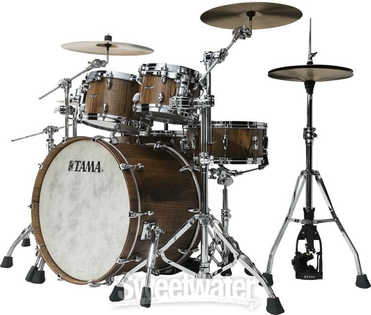 Tama STAR Walnut TW42RZS 4-piece Shell Pack - Roasted Japanese