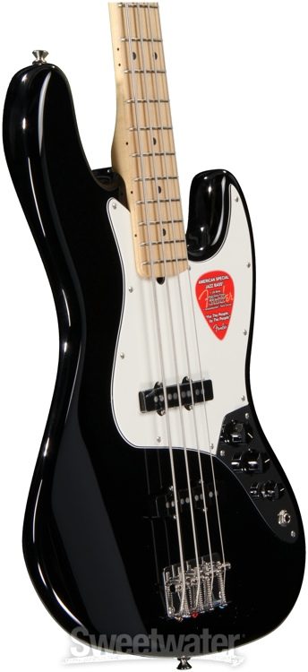 Fender American Special Jazz Bass - Black | Sweetwater