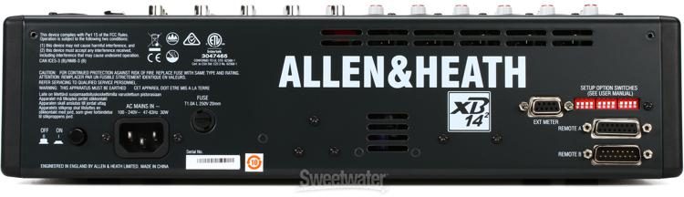 Allen & Heath XB-14-2 10-channel Broadcast Mixer Reviews | Sweetwater