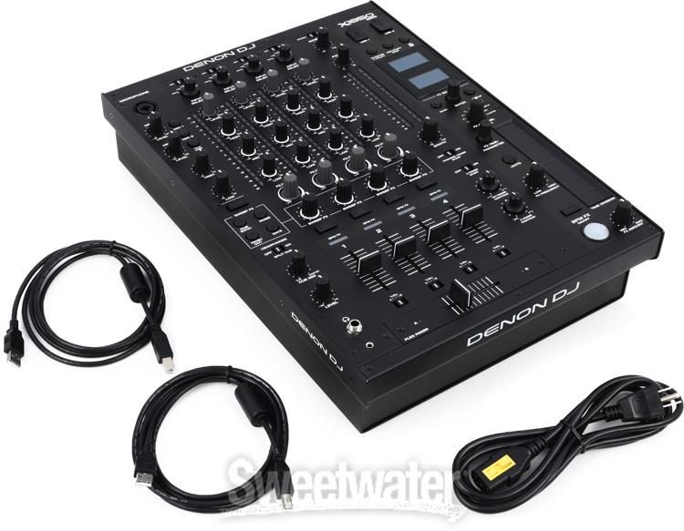 Denon DJ X1850 PRIME Professional 4-Channel DJ Club Mixer with Smart Hub