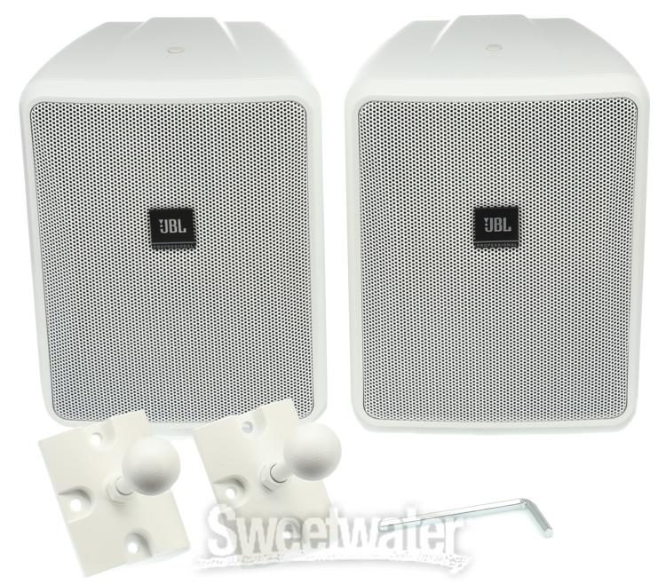 Løsne pop gave JBL Control 25-1 Indoor/Outdoor Surface-Mount Speakers - White (Pair) |  Sweetwater