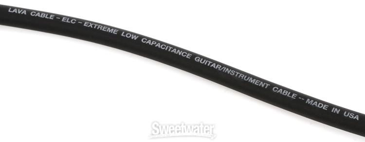 Lava Cable ELC Instrument Wire - Black 25 Foot | Sweetwater