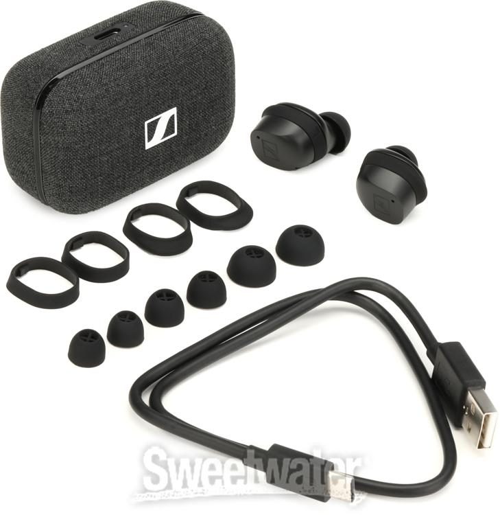 Sennheiser Momentum True Wireless 3 Earbuds - Black | Sweetwater