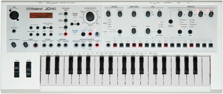 Roland JD-Xi - White Limited Edition Reviews | Sweetwater