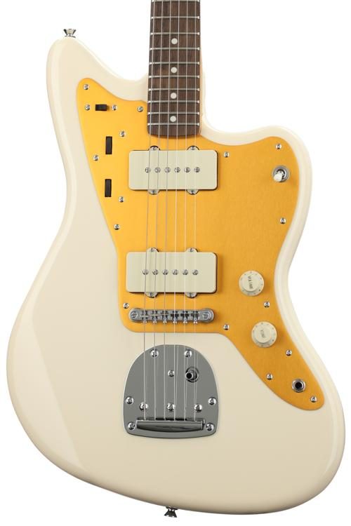 Squier J Mascis Signature Jazzmaster - Vintage White with Indian Laurel  Fingerboard