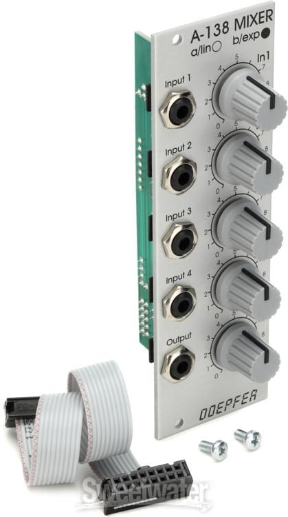 Doepfer A-138b 4-channel Exponential Mixer Eurorack Module - Standard  Edition
