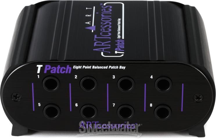 ART TPatch 8-point 1/4 inch TRS Balanced Patchbay