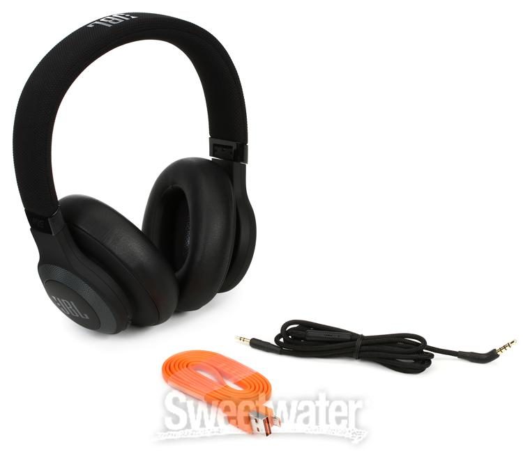 sofa praktisk backup JBL Lifestyle E65BTNC Over-Ear Bluetooth Noise-canceling Headphones - Black  | Sweetwater