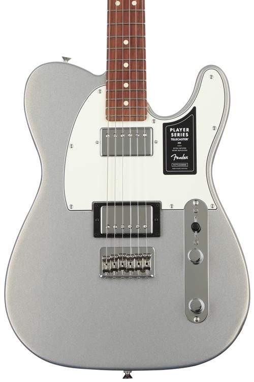 Player Telecaster HH - Silver | Sweetwater