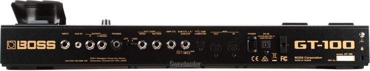 Boss GT-100 Guitar Multi-FX Pedal | Sweetwater
