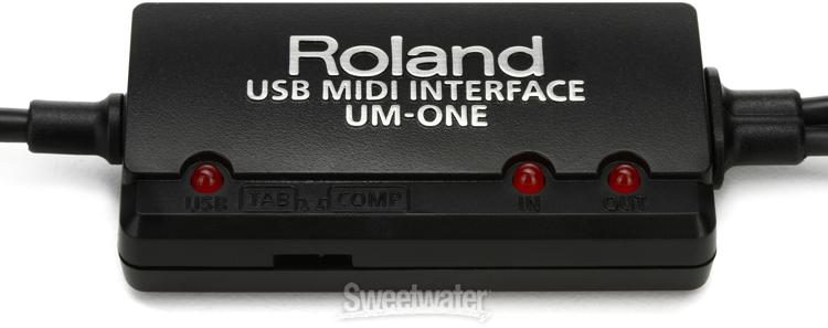 Snavset Layouten virtuel Roland UM-ONE mk2 USB MIDI Interface | Sweetwater