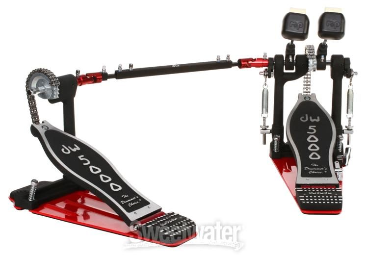 DW DWCP5002TD4 5000 Series Turbo Double Bass Drum Pedal | Sweetwater