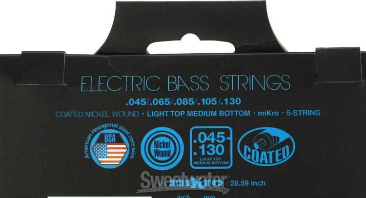 Ibanez IEBS5CMK Nickel wound miKro Bass Guitar Strings .045 .130