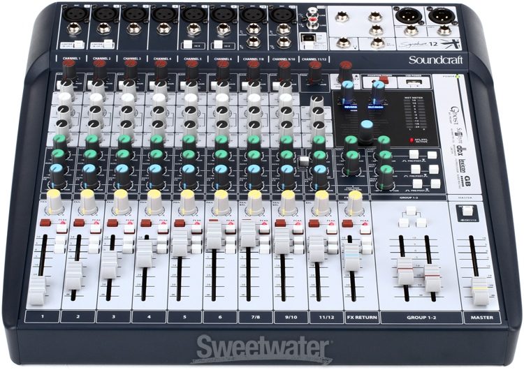 Soundcraft Signature 12 Mixer with Effects | Sweetwater