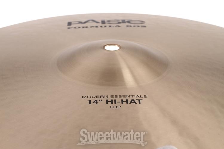 Paiste 14 inch Formula 602 Modern Essentials Hi-hat Cymbals Sweetwater