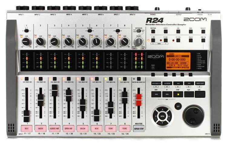Zoom R24 24-track Recorder / Interface / Controller with Loop ...