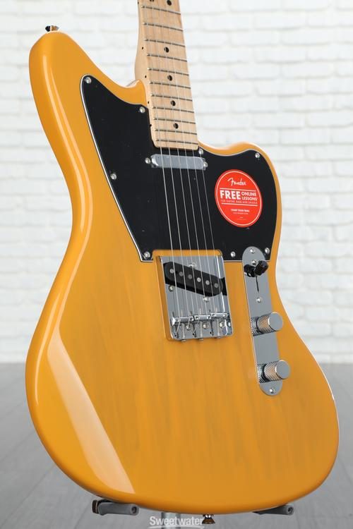 Squier Paranormal Offset Telecaster - Butterscotch Blonde with Black  Pickguard