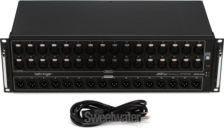 Behringer S32 32-input / 16-output Digital Stage Box