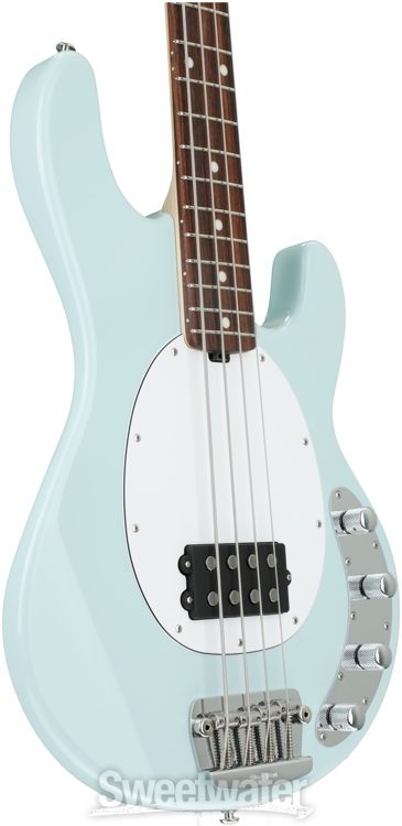 Ernie Ball Music Man StingRay 4 H 3-EQ - Powder Blue, Rosewood