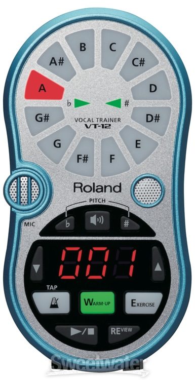 Roland VT-12 Vocal Trainer - Aqua Blue | Sweetwater